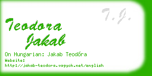 teodora jakab business card